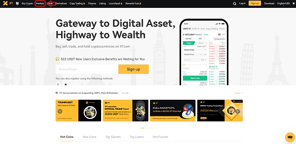 اموزش تحلیل تکنیکال در صرافی XT